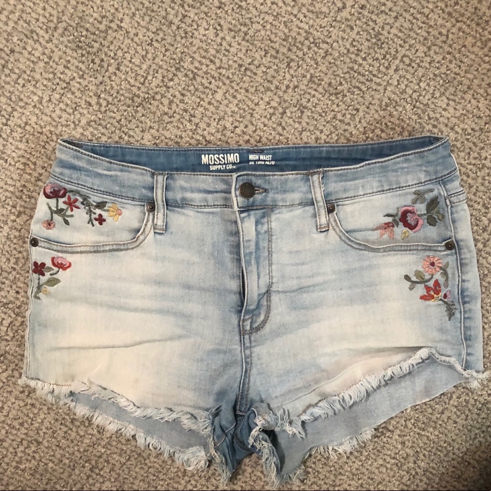 Jean Shorts Embroidered